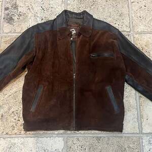 Vintage Paco Rabanne Brown Leather Jacket